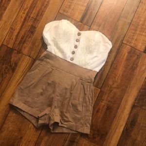 Sleeveless romper